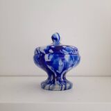 Murano glass opaline candy dish