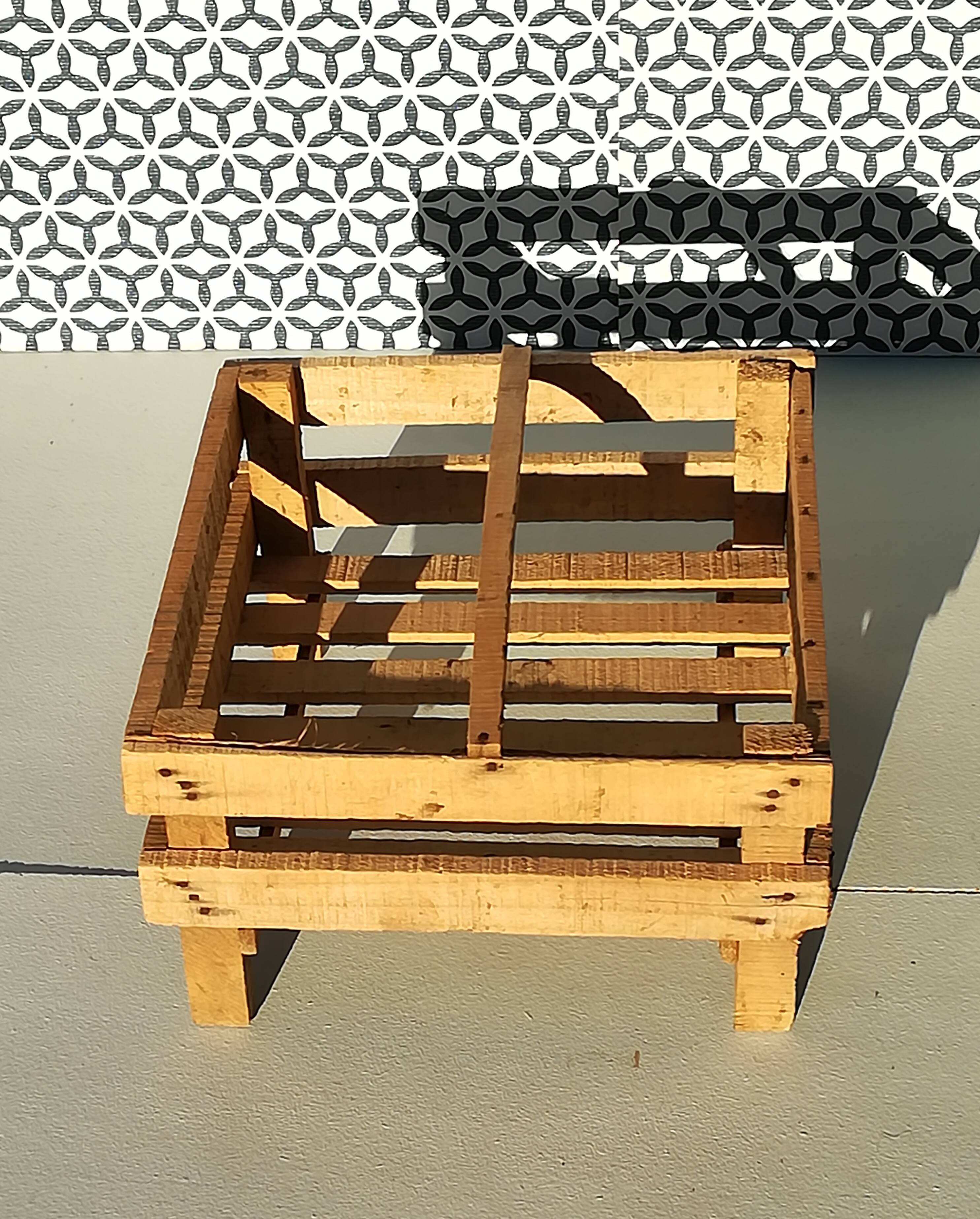 Tray basket of market gardener