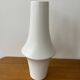 Contemporary white glazed ceramic vase, 32cm high