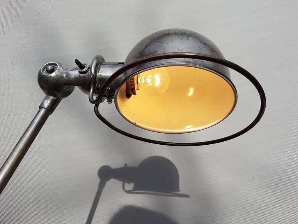 Jieldé workshop wall light 2 brushed arms