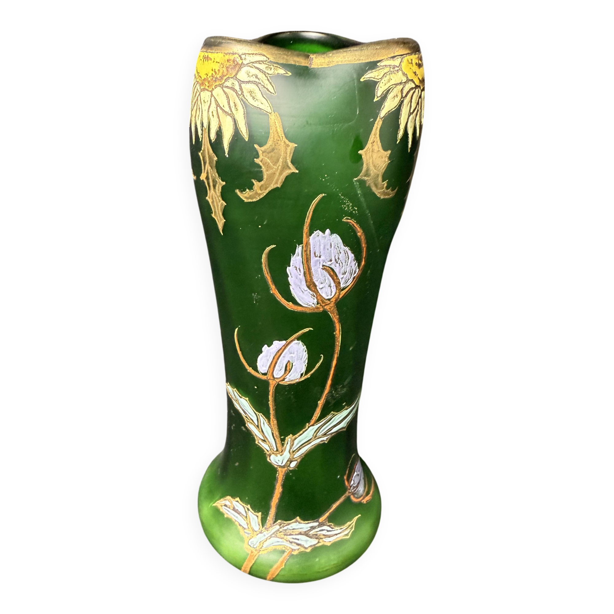 Enamelled vase – FT Legras (1839-1916)