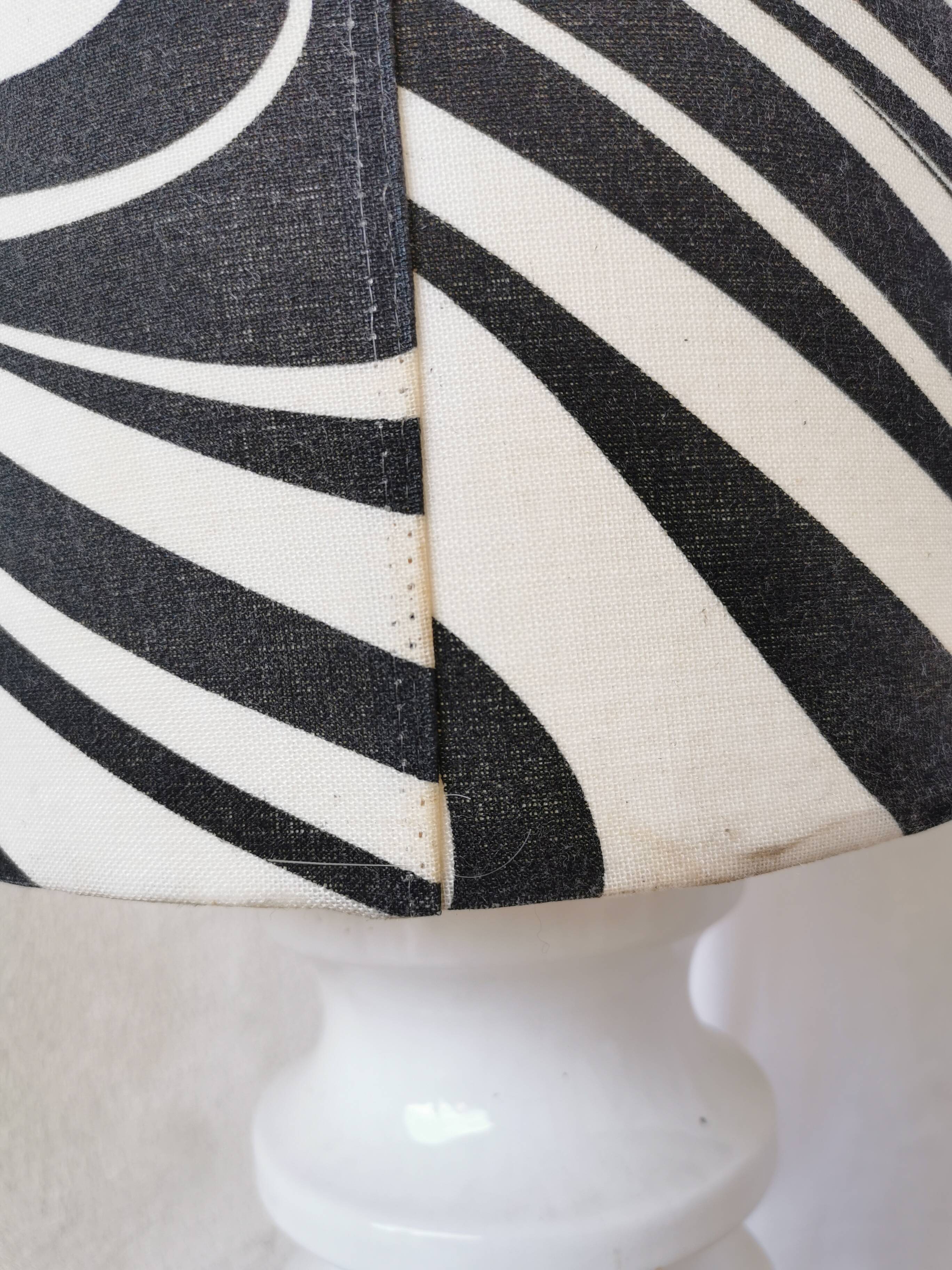 Vintage Dumler & Breiden Floor Lamp: German Pop Art Zebra Shade