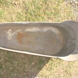 Old zinc child bathtub