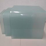 Glass design nesting tables 80s