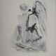 Salvador Dali : Divine Comédie, L’Ange, Gravure signée