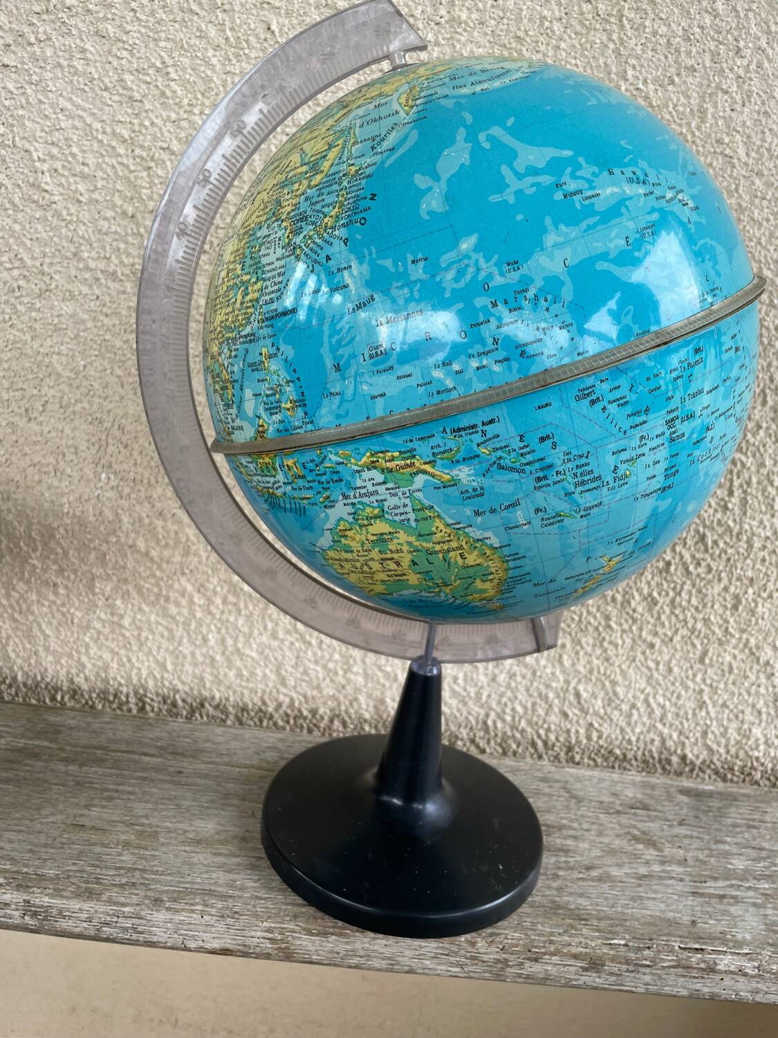 Vintage Plastic Globe Stand