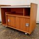 Vintage teak hifi cabinet by Berlioz 1970