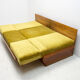 mid century sofabed in walnut by jindrich halabala for up zavody, 1950´s