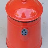 Cafetière émaillée rouge