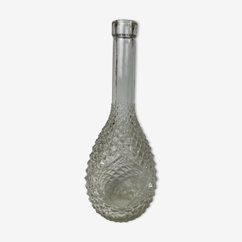 Jifran chiseled crystal decanter
