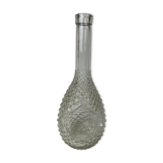Jifran chiseled crystal decanter