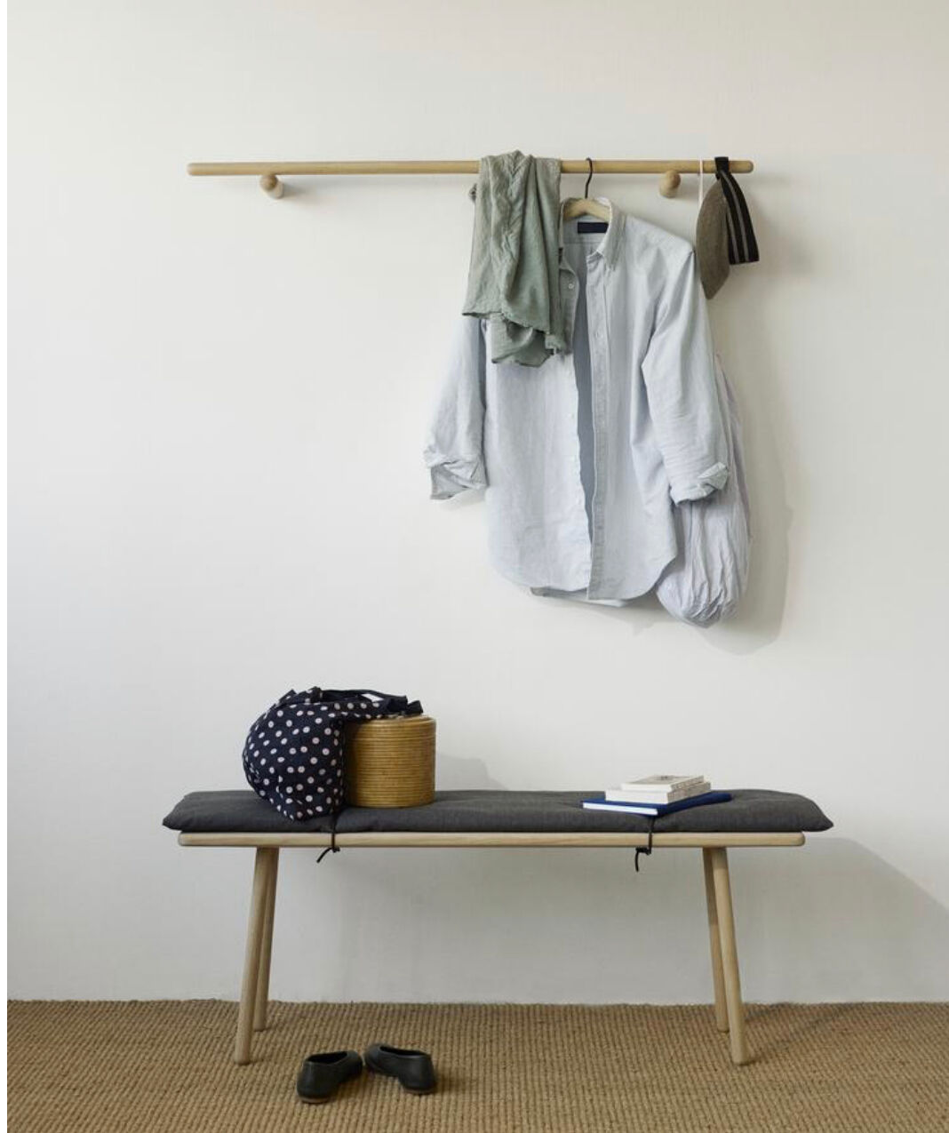 Beautiful Danish wooden bench Skagerak