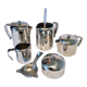 Stainless steel coffee service from the 1970s