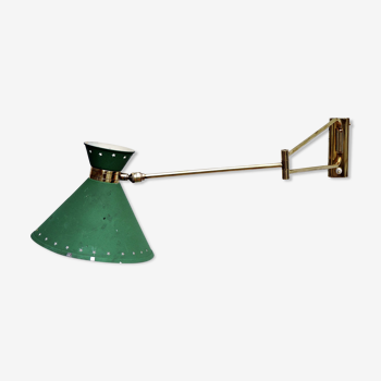 Diabolo wall lamp by René Mathieu, 1950