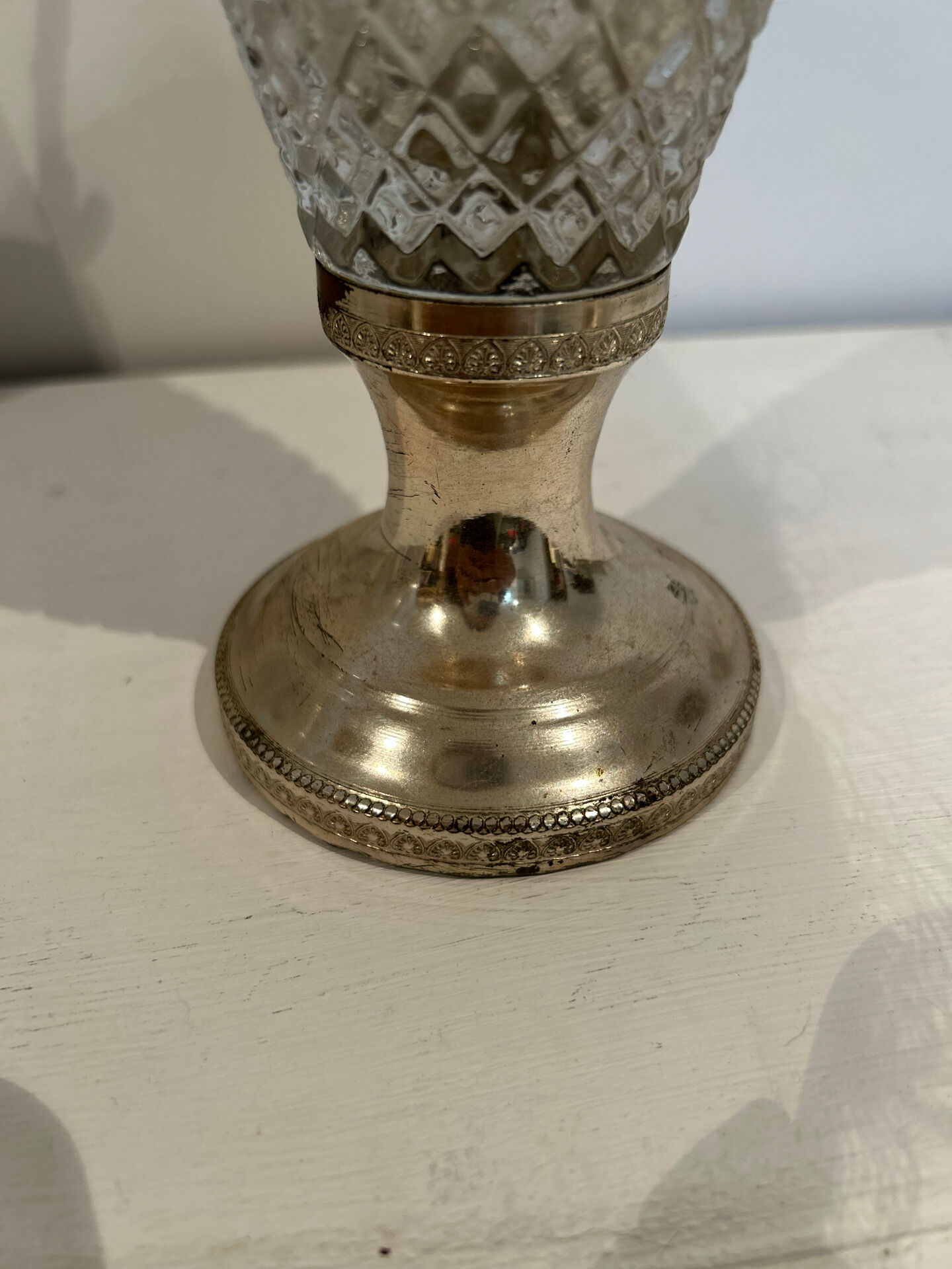 Silver-plated carafe