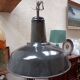 Industrial suspension in anthracite grey enamelled sheet metal