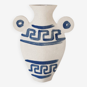 Ceramic Vase 'Round Greek [L]'