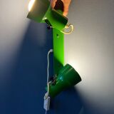 Vintage wall lamp space age green