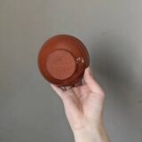 Handmade empty pocket bowl, hand-painted decor, vintage bowl, slow deco