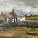 Oil painting landscape signed Marcel Ayral