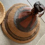 Set of 5 baskets for wall decoration