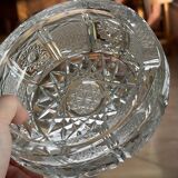 Ashtray, cut crystal pocket