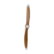 Wooden airplane propeller