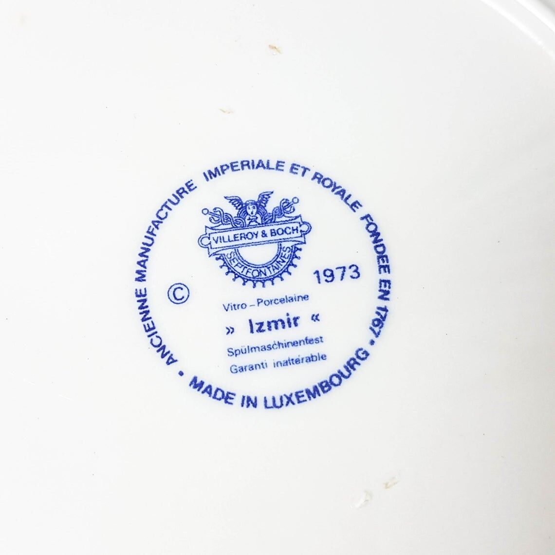 Villeroy -Boch "Izmir" model dessert plate from 1973