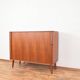 Mid-Century Danish Teak Tambour Doors Sideboard, 1960s.