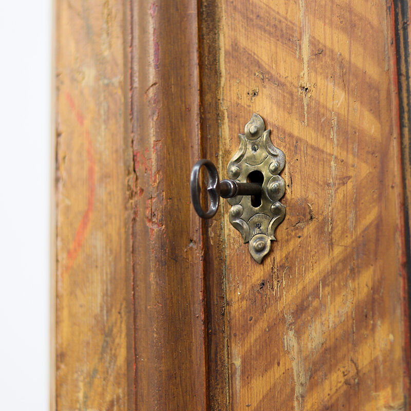 Cabinet de mariée peint d'art populaire, 1815