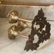 Vintage brass flower chandelier