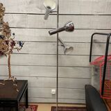 Chrome floor lamp with 3 vintage design spotlights from the 70s