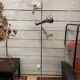 Lampadaire chromé 3 spot vintage design 70