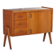 Sewing machine furniture with compass feet from the 50s/60s