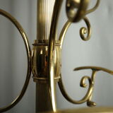 Art Deco brass coat rack from the 20th century.