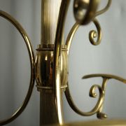Art Deco brass coat rack from the 20th century.