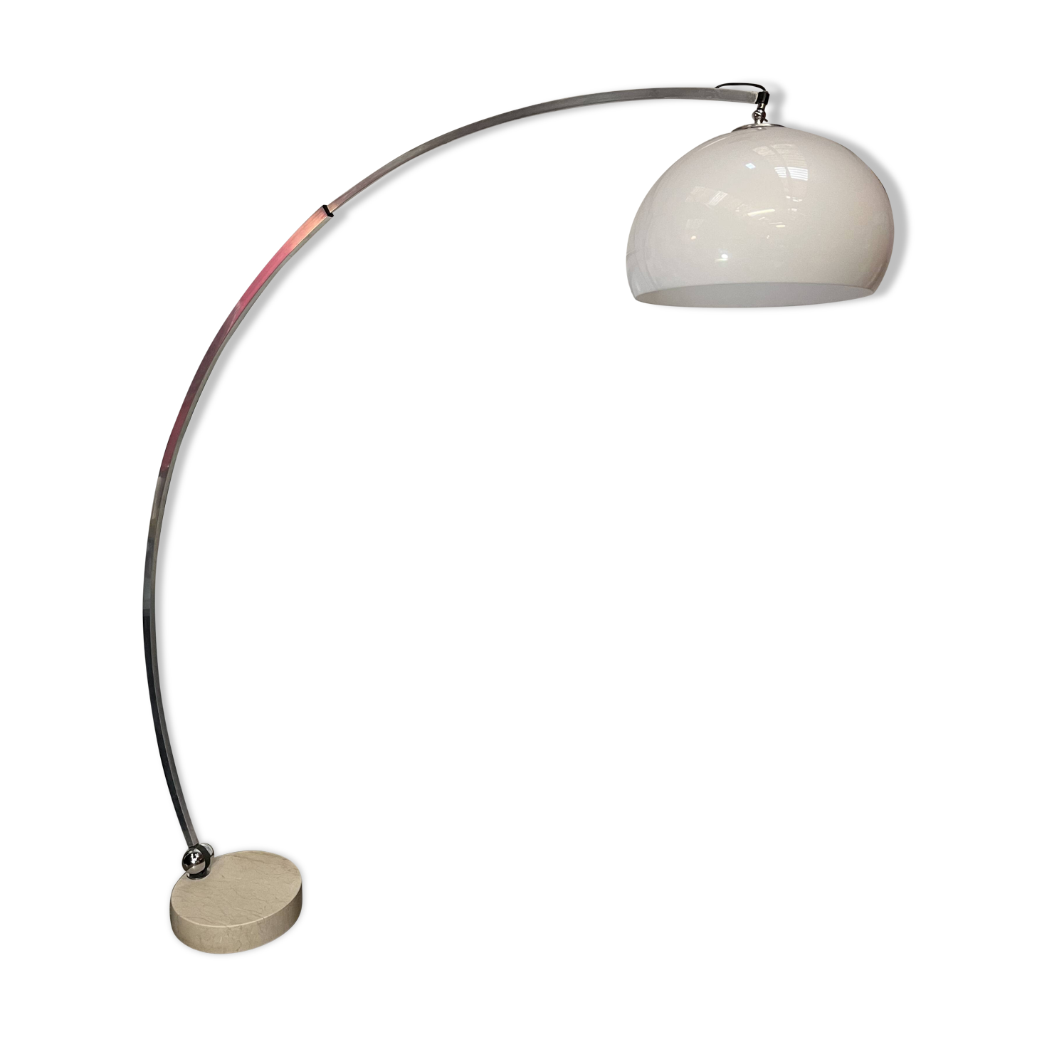 Designer arc floor lamp from the 70s