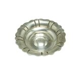 Art Deco platter, silver, Poland, 1950s.