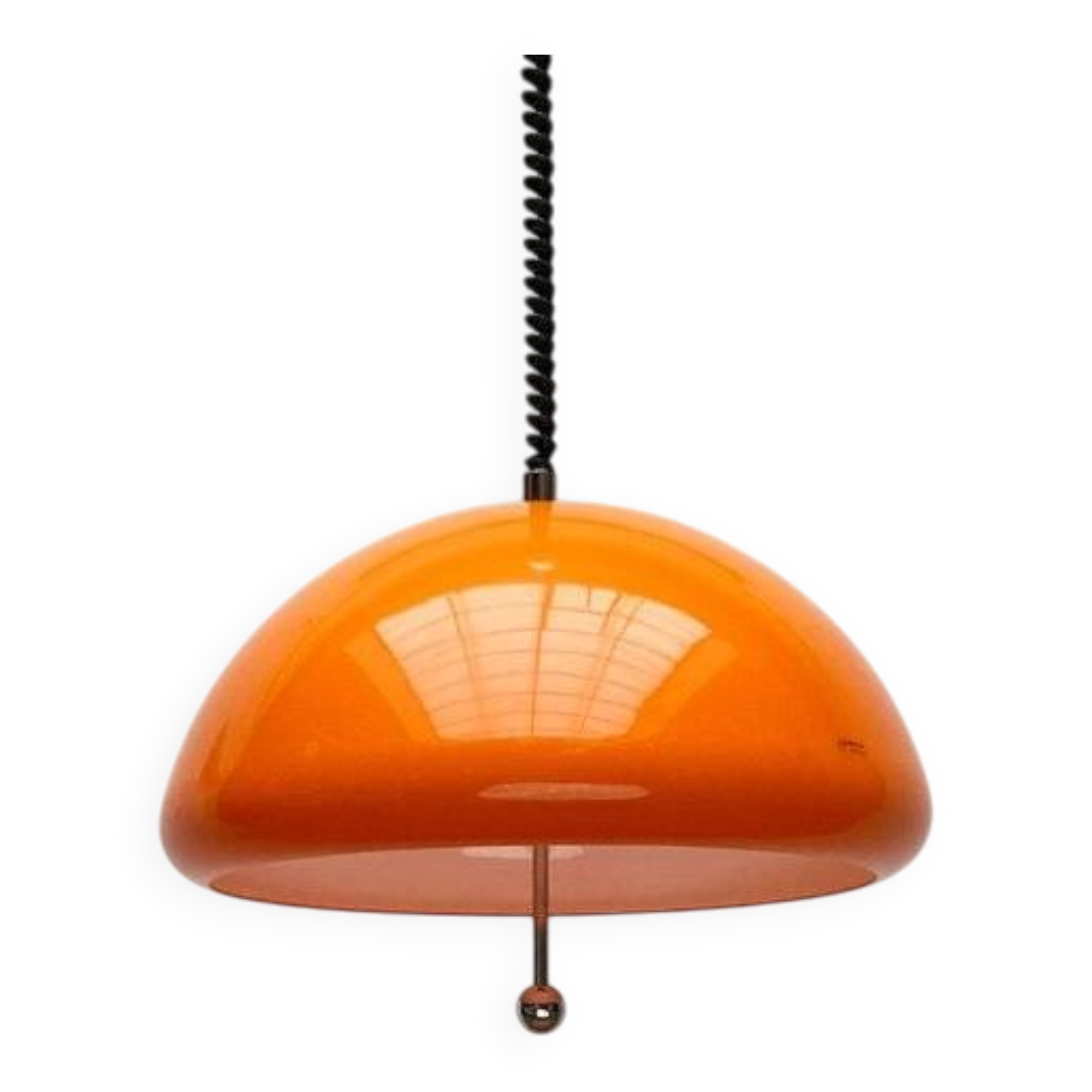 Space Age Pendant Lamp Cabras by Luigi Massoni for Guzzini, 1960s