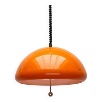Space Age Pendant Lamp Cabras by Luigi Massoni for Guzzini, 1960s