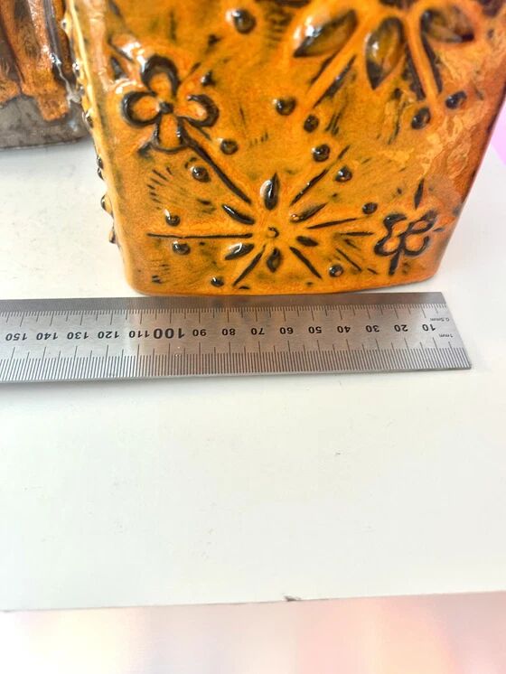 Vase Duo from the East and West German pottery history – East German pottery meets West German pottery