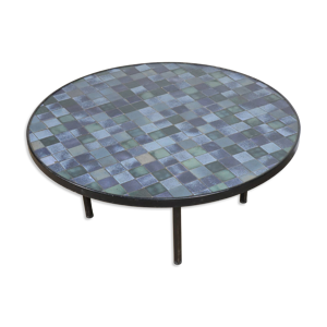 Table basse vintage en - noir