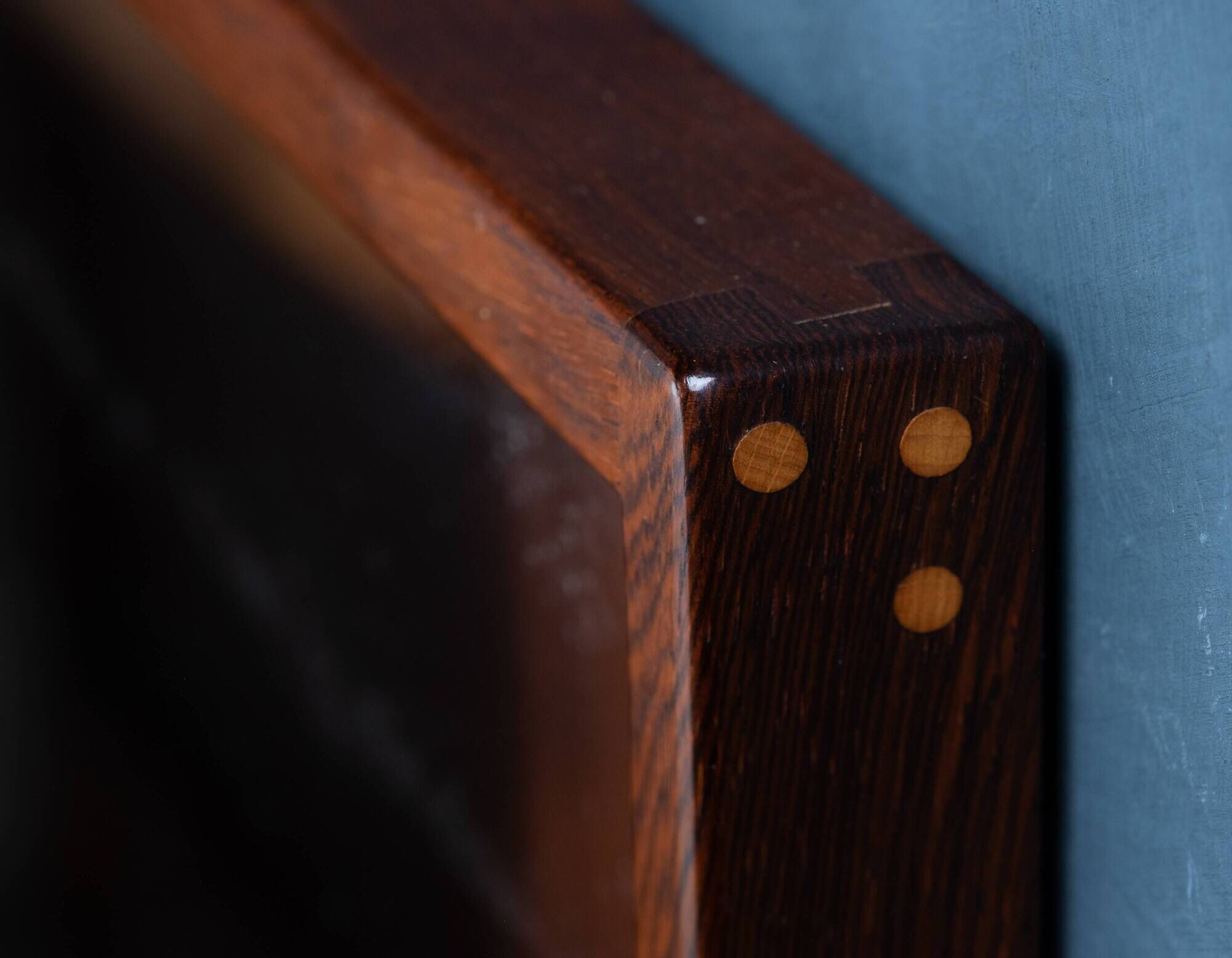 Danish Mirror with Rosewood Frame by Aksel Kjersgaard, 1960