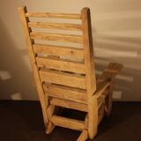 Rocking chair en sapin