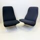 "Concorde" armchair in navy blue by Pierre Paulin, 1960s