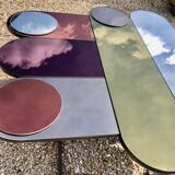 Smoked glass circus mirror 1994's