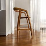 Solid teak stool / bar stool 'xavie' (multiple pieces!)