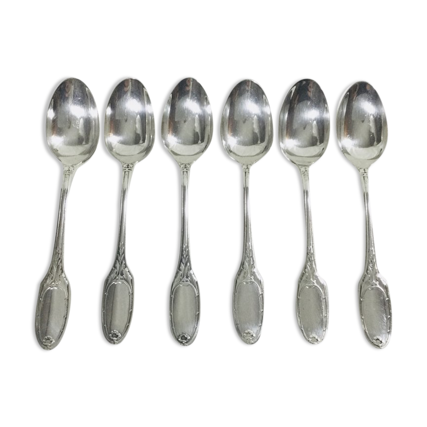 6 mocha spoons Christofle