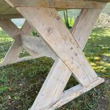 Table d’atelier en pin