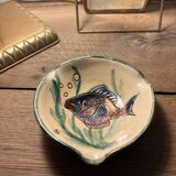 Ceramic bowl signed Diaz Costa – fish design – Spain